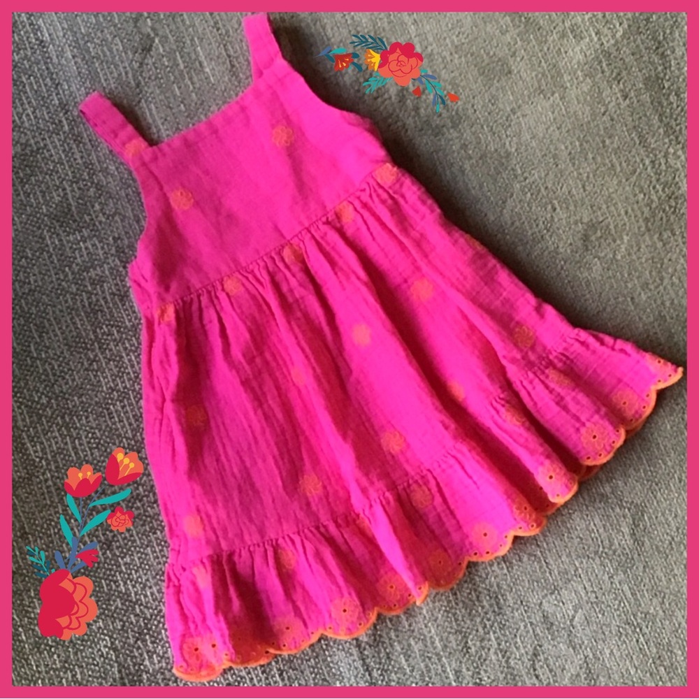 💕Pink Sleeveless Girls Dress - Sz 3T